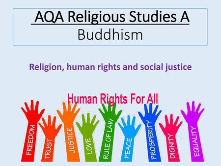 AQA Religious Studies A Buddhism