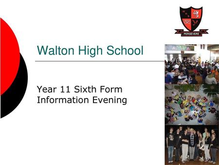 Year 11 Sixth Form Information Evening