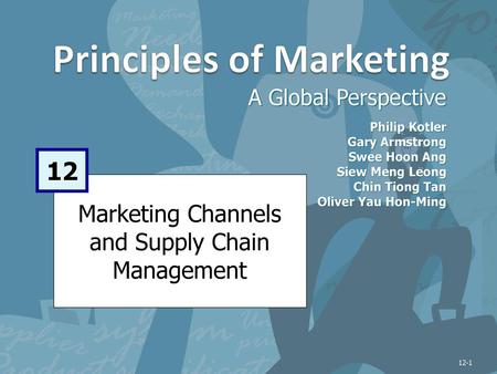 Learning Objectives After studying this chapter, you should be able to: Explain how companies use marketing channels and discuss the functions these channels.