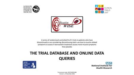 THE TRIAL DATABASE AND ONLINE DATA QUERIES