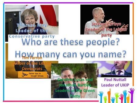 Who are these people? How many can you name?