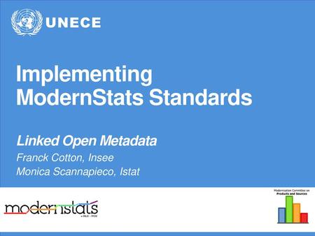 Implementing ModernStats Standards Linked Open Metadata