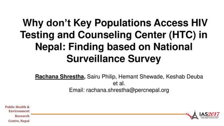 Why don’t Key Populations Access HIV
