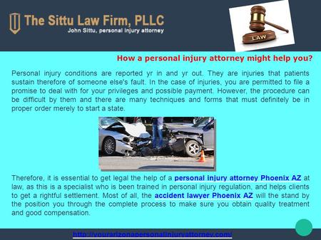 How a personal injury attorney might help you? Personal injury conditions are reported yr in and yr out. They are injuries that patients sustain therefore.