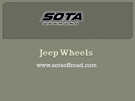 Visit  if you are looking to grab the finest quality jeep rims, jeep wheels and.