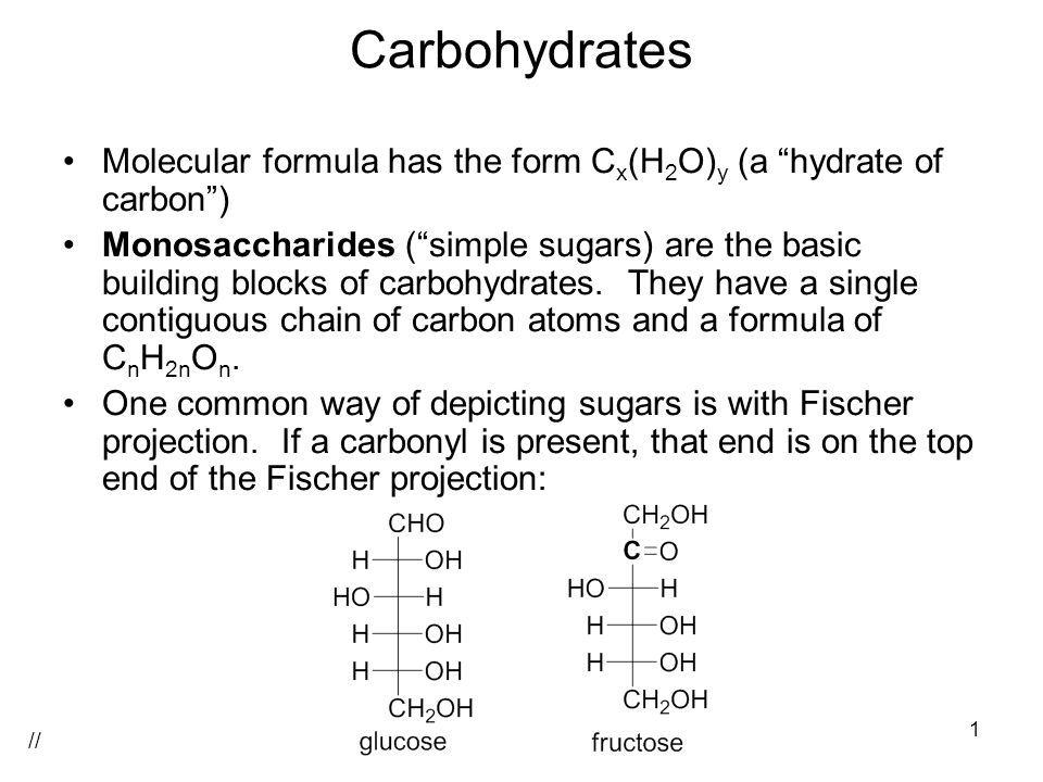 basic carbohydrate chemical structure