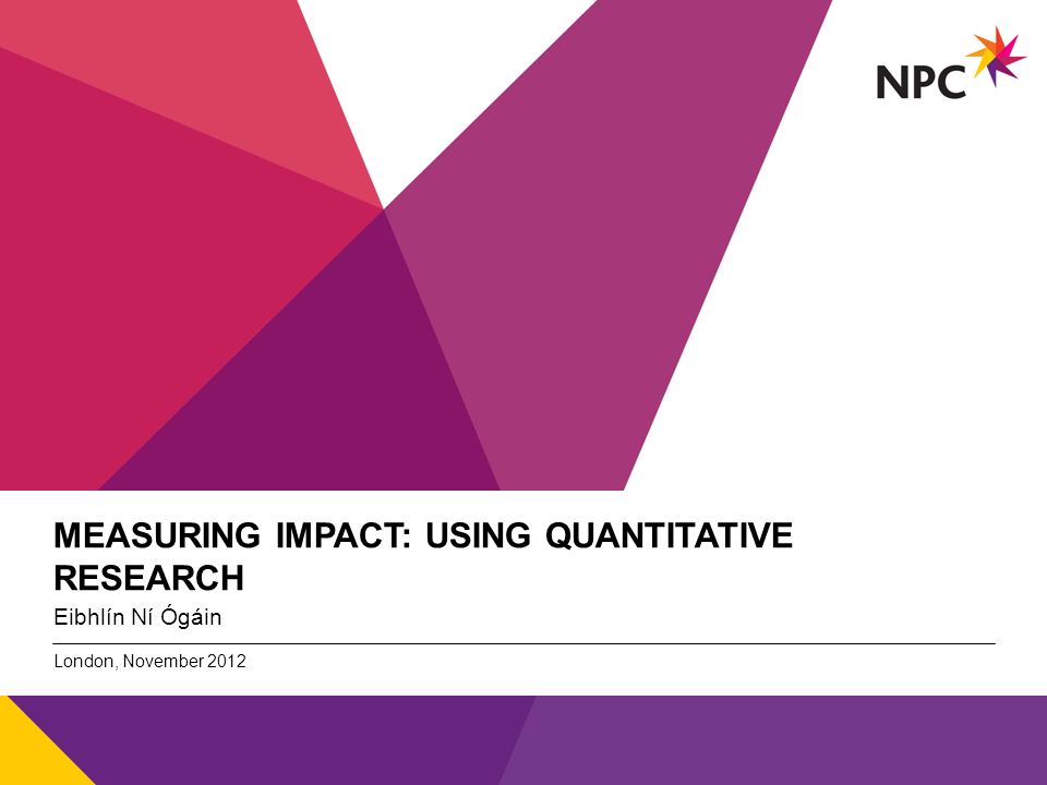 X Axis Lower Limit Upper Limit Chart Top Y Axis Limit V Measuring Impact Using Quantitative Research Eibhlin Ni Ogain London November 12 Npc Title Ppt Download
