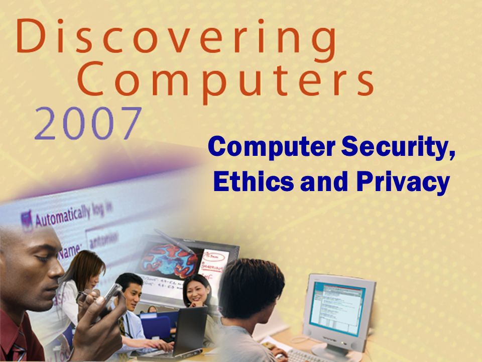 Computer Security Ethics And Privacy Ppt Video Online Download