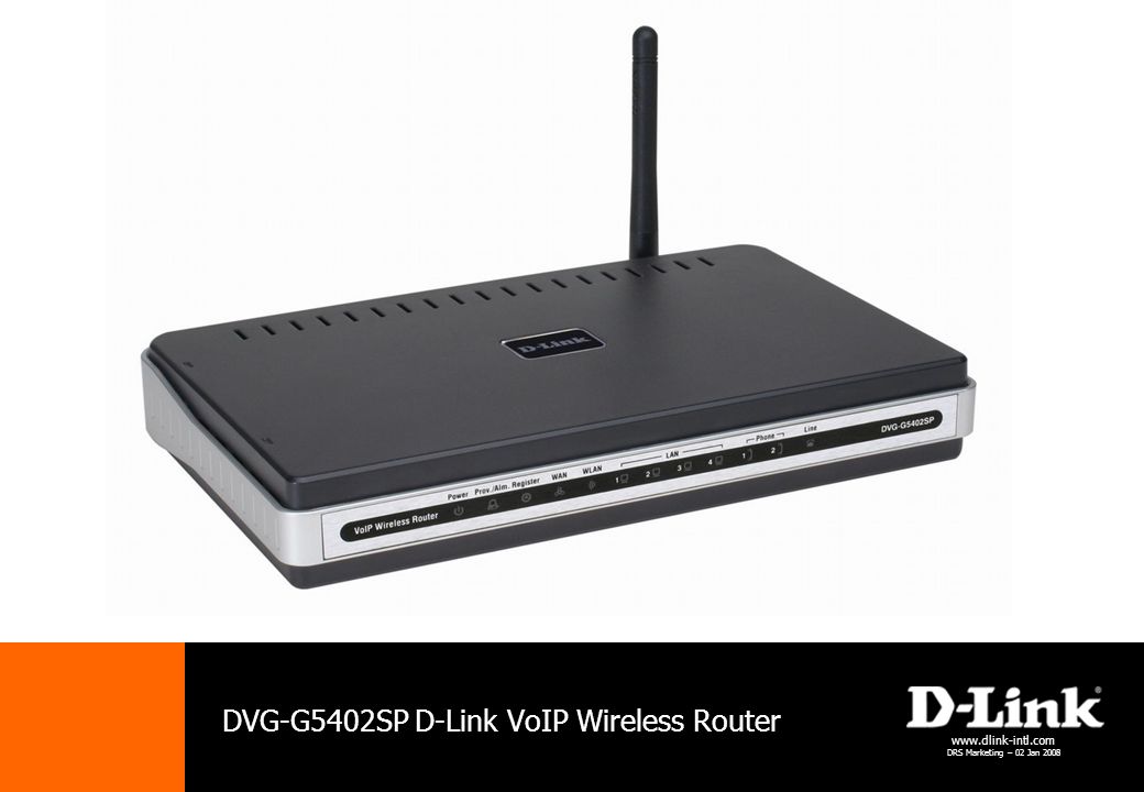 DVG-G5402SP D-Link VoIP Wireless Router - ppt download