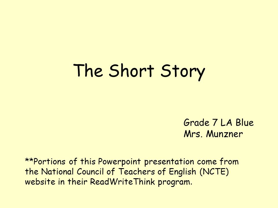 Short stories 2024 for grade 7