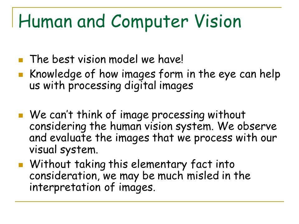 What's the Difference Between a Computer Vision Model and an