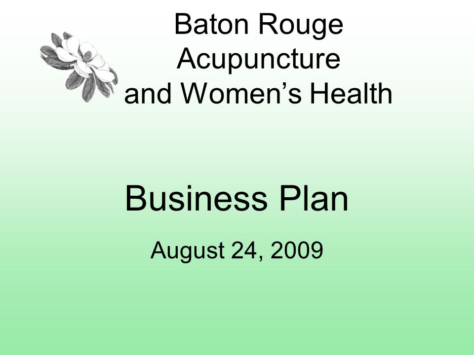 womens center business plan