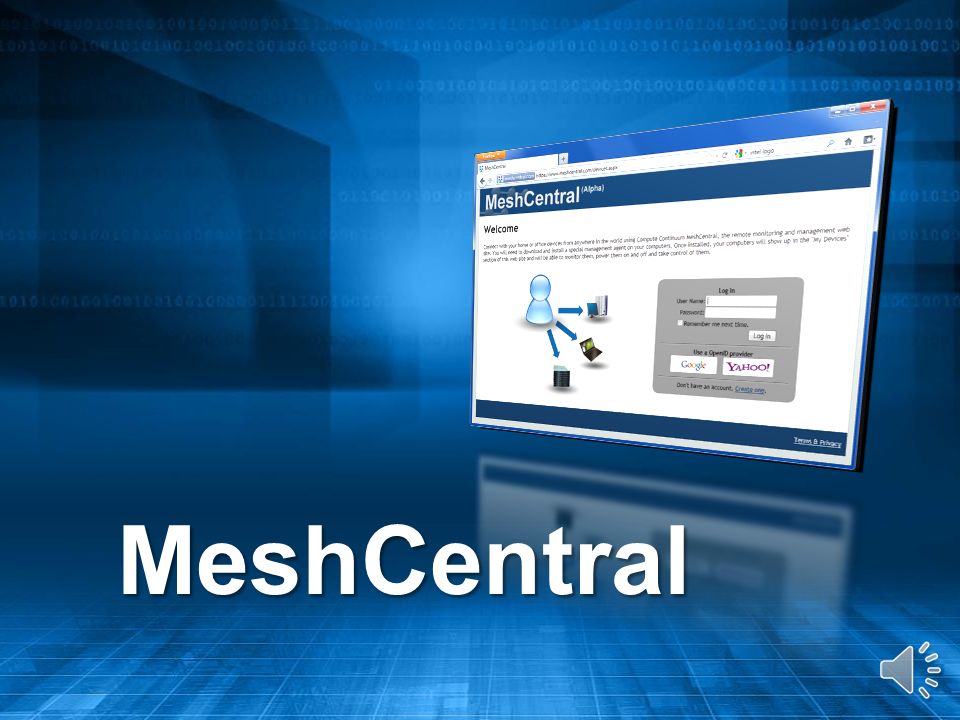 MeshCentral MeshCentral A simple idea: Web access to all devices ppt  download