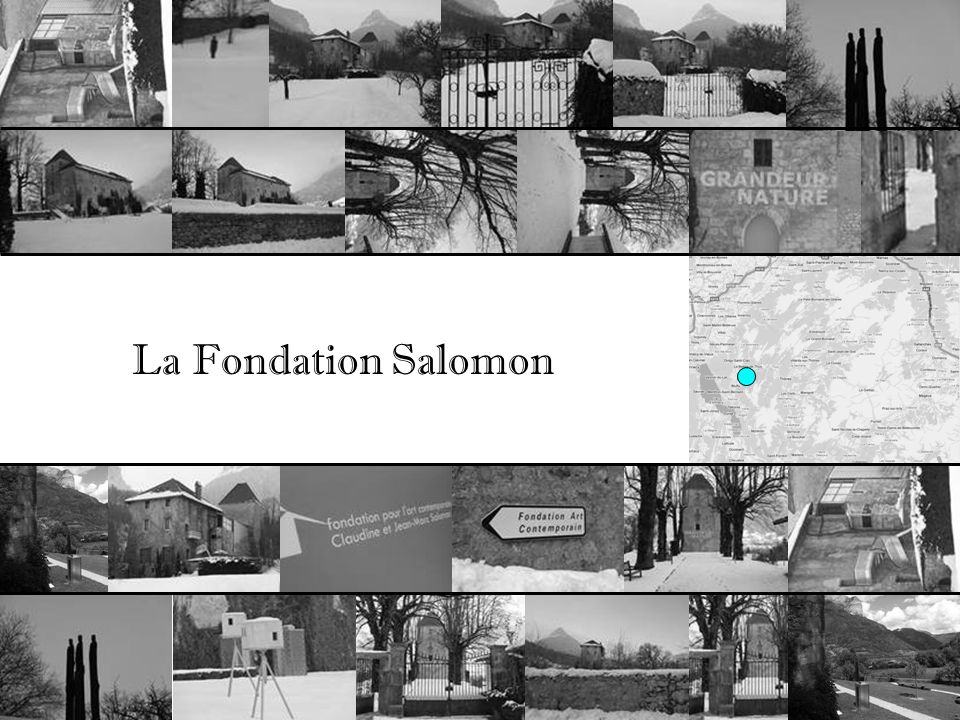 La Fondation Salomon. 05/03/10 In Alex there is a modern art foundation: «  La Fondation Salomon » where temporary exhibitions are organized in the  old. - ppt download
