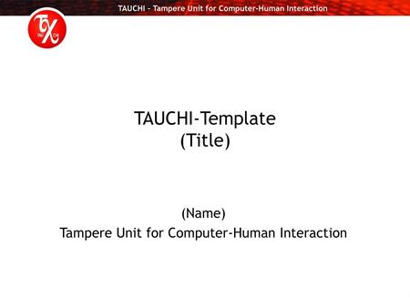 TAUCHI-Template (Title)