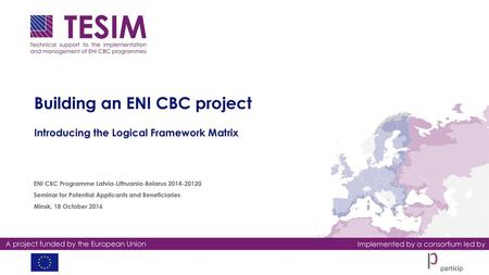 Building an ENI CBC project