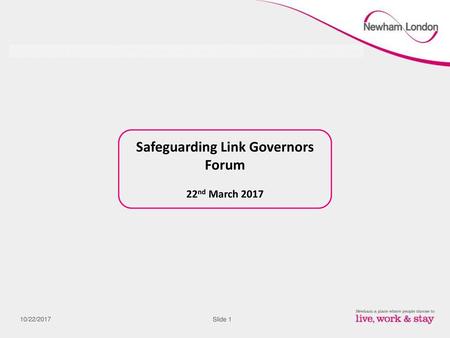 Safeguarding Link Governors Forum
