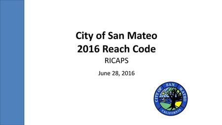 City of San Mateo 2016 Reach Code
