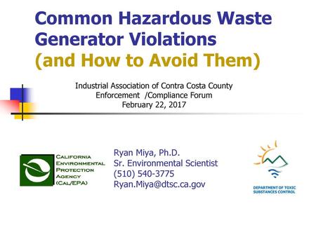 Common Hazardous Waste Generator Violations (and How to Avoid Them)