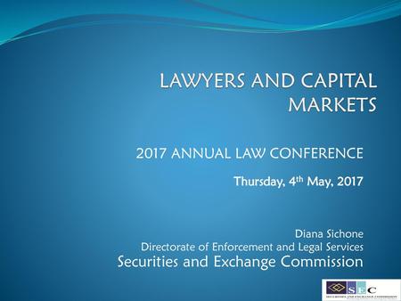 LAWYERS AND CAPITAL MARKETS