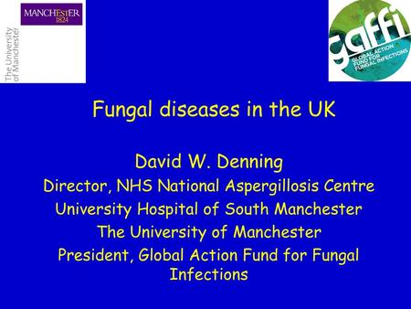 Fungal diseases in the UK