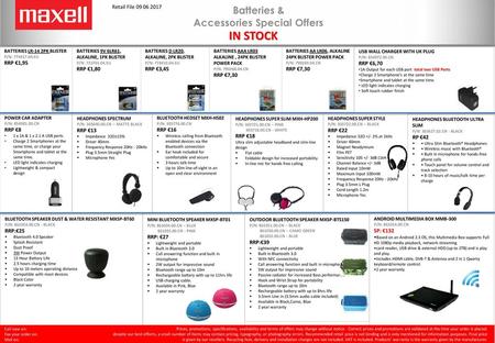 Accessories Special Offers