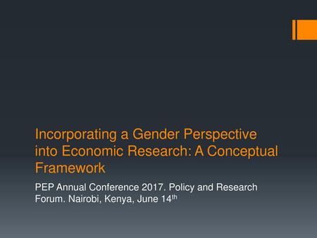 PEP Annual Conference Policy and Research Forum
