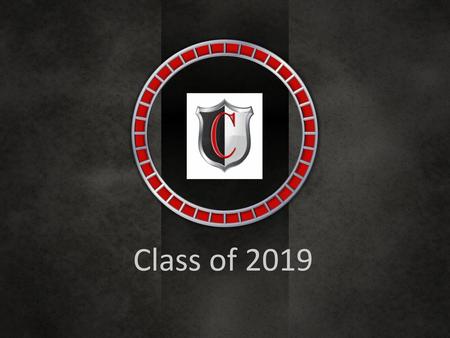 Class of 2019 Animated countdown timer on textured background