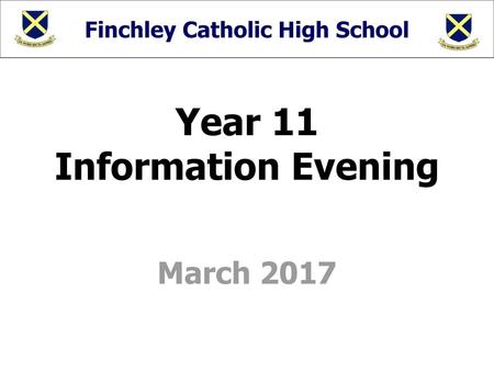 Year 11 Information Evening