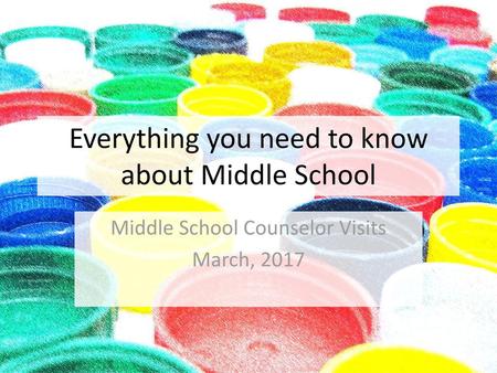 Everything you need to know about Middle School