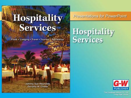 7 Hotel Food and Services. 7 Hotel Food and Services.
