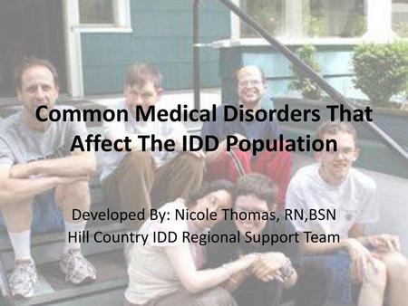Common Medical Disorders That Affect The IDD Population