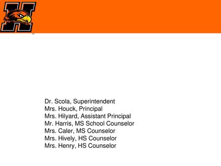 Dr. Scola, Superintendent