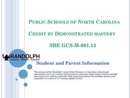 Student and Parent Information
