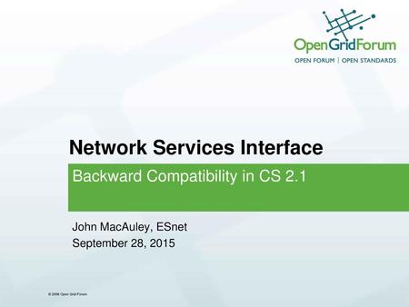 Network Services Interface