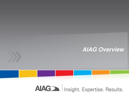 AIAG Overview.