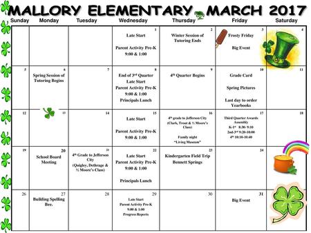 MALLORY ELEMENTARY MARCH 2017