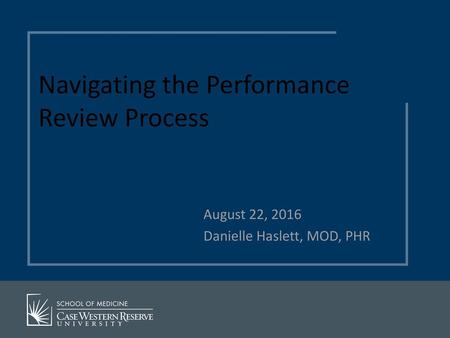 Navigating the Performance Review Process