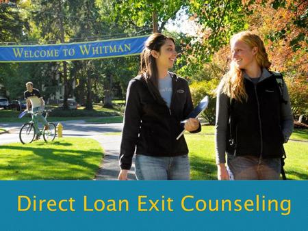 Direct Loan Exit Counseling