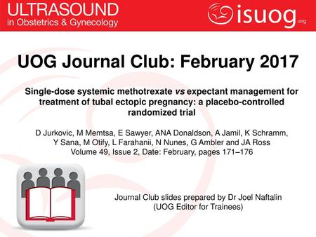 UOG Journal Club: February 2017