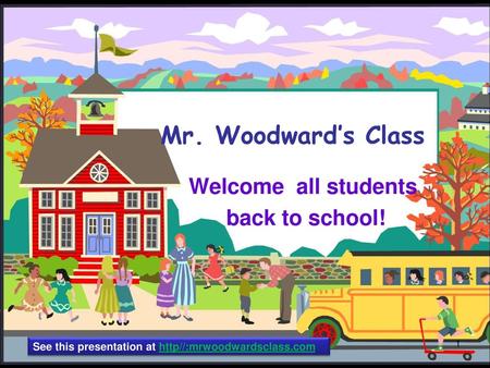 Welcome all students back to school!