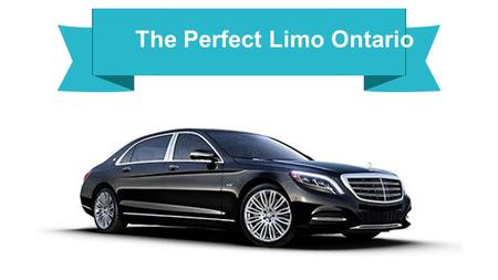 The Perfect Limo Ontario. Our Fleet Vehicle Type: Sedan Color: Black Occupancy: 3 Passengers Lincoln Towncar.