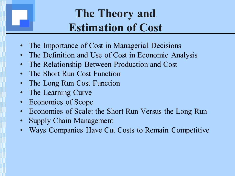 short run cost definition