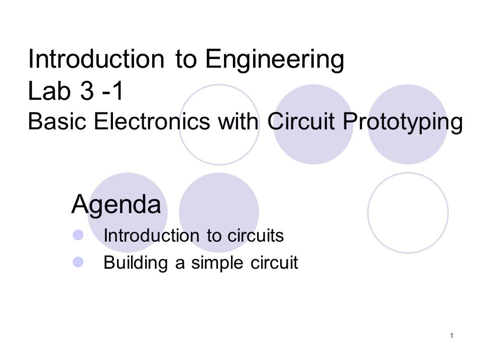 Basic Electronics Circuits Circuit Diagram