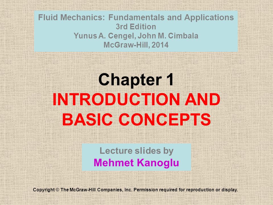 Chapter 1 INTRODUCTION AND BASIC CONCEPTS - ppt video online download