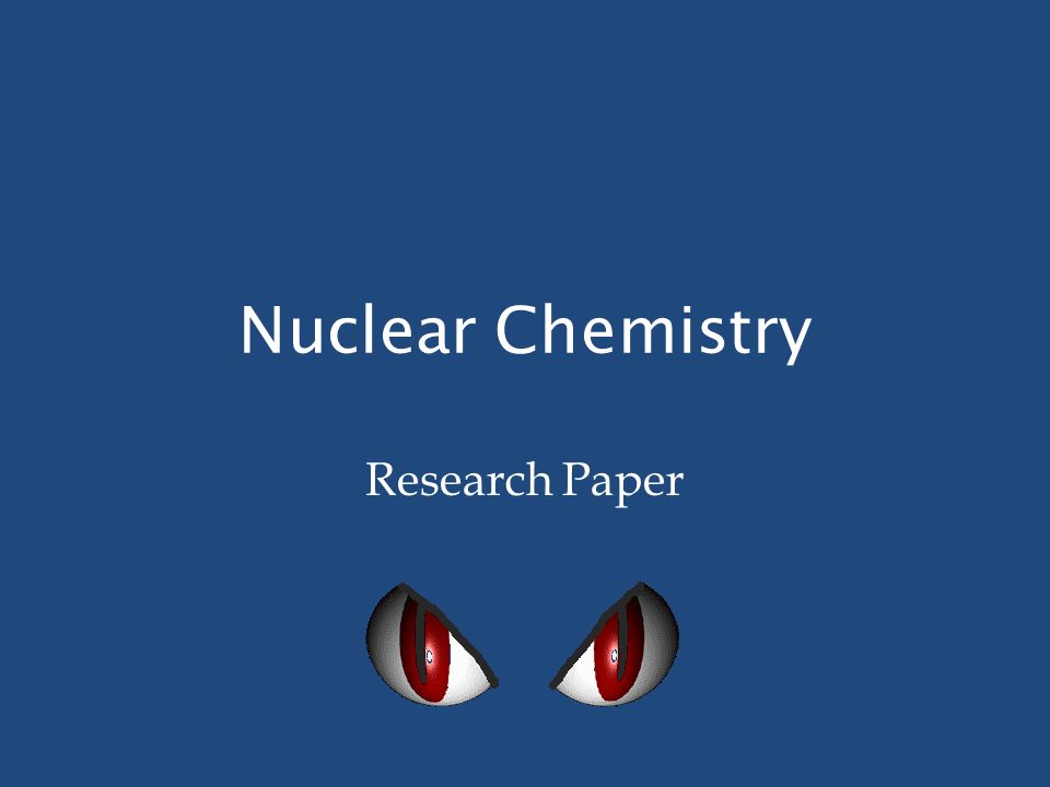 nuclear chemistry essay