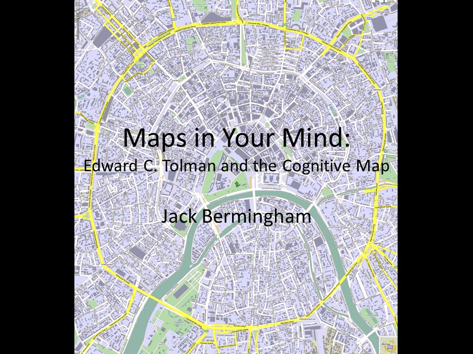 maze edward map c tolman cogntive