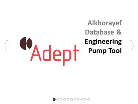Alkhorayef Database & Engineering Pump Tool. Secure Data Access Worldwide.
