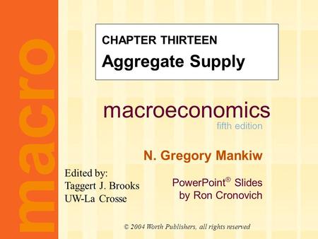 Learning objectives three models of aggregate supply in which output depends positively on the price level in the short run the short-run tradeoff between.