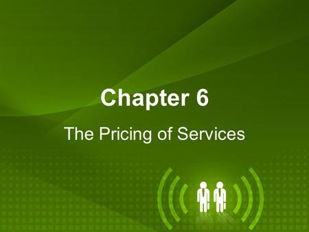 The Pricing of Services